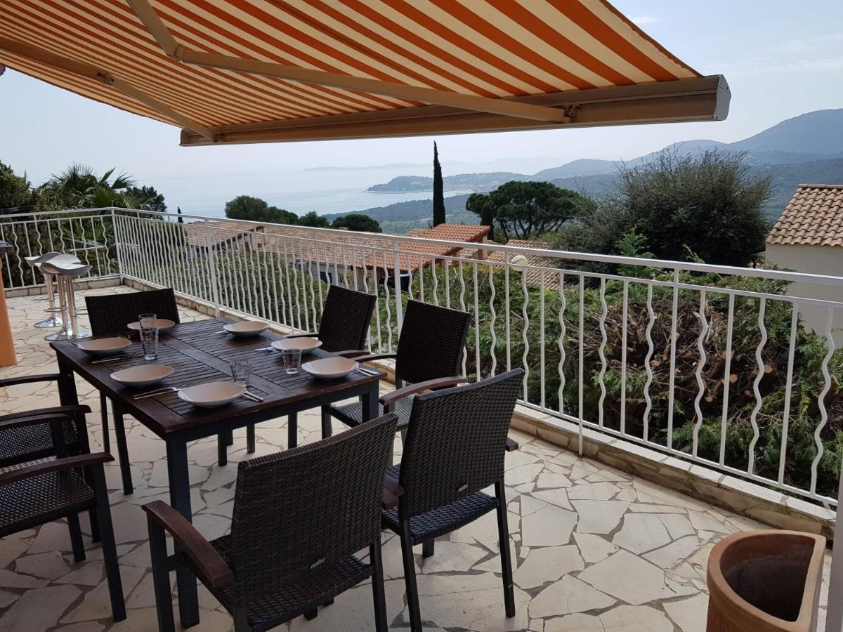 Villa Mit Grossartigem Panoramablick Auf Das Meer Und Direkt Am Pool La Croix-Valmer Buitenkant foto